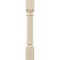 Ekena Millwork 5"W x 5"D x 35 1/2"H Traditional Cabinet Column, Rubberwood COL05X05X35TRRW - alternate 3